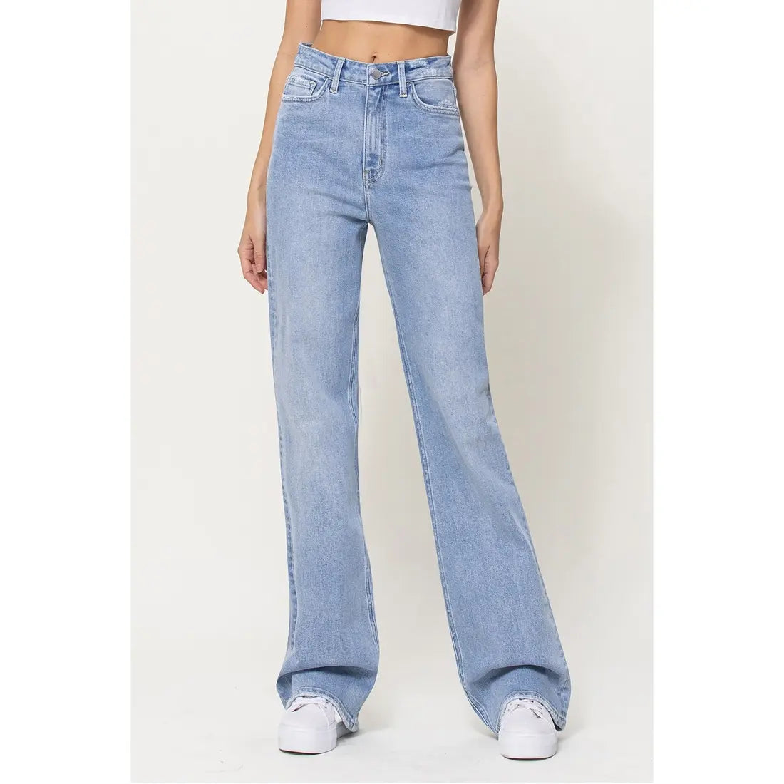 High-Rise Straight-Leg Jeans - ONFEMME By Lindsey's Kloset
