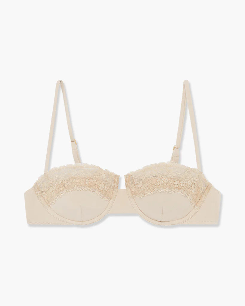 Balconette Lace Bra - Sand - ONFEMME By Lindsey's Kloset
