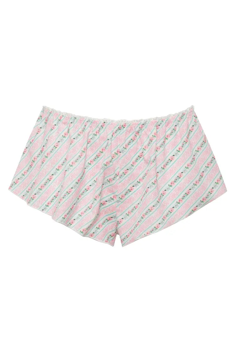 Flora Floral Lace Short - ONFEMME By Lindsey's Kloset