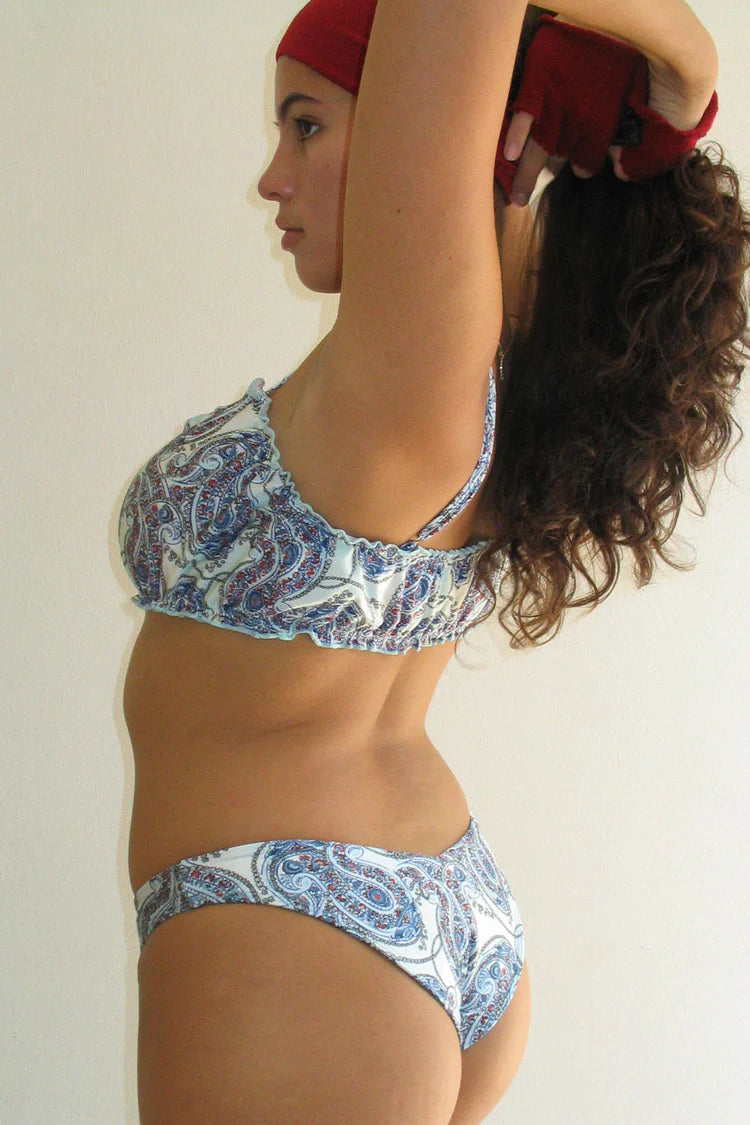 Enzo Shine Cheeky Bikini Bottom - ONFEMME By Lindsey's Kloset