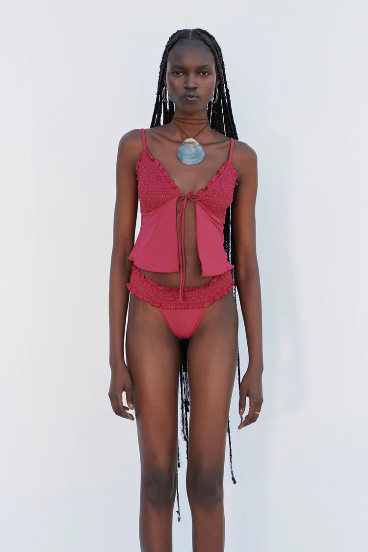 Penelope Ruffle Tankini Bikini Top - ONFEMME By Lindsey's Kloset