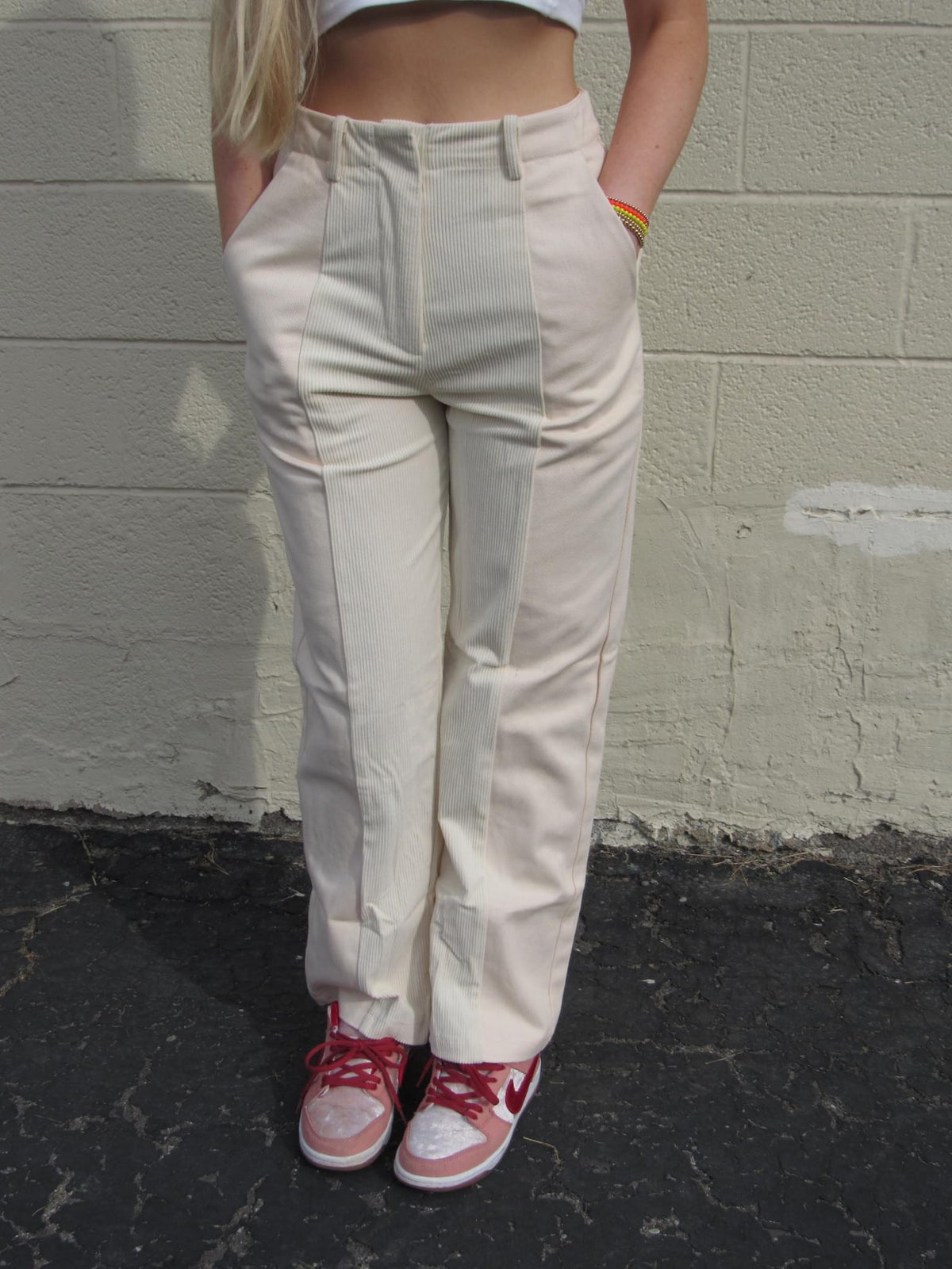 Teddy Corduroy Pants - ONFEMME By Lindsey's Kloset