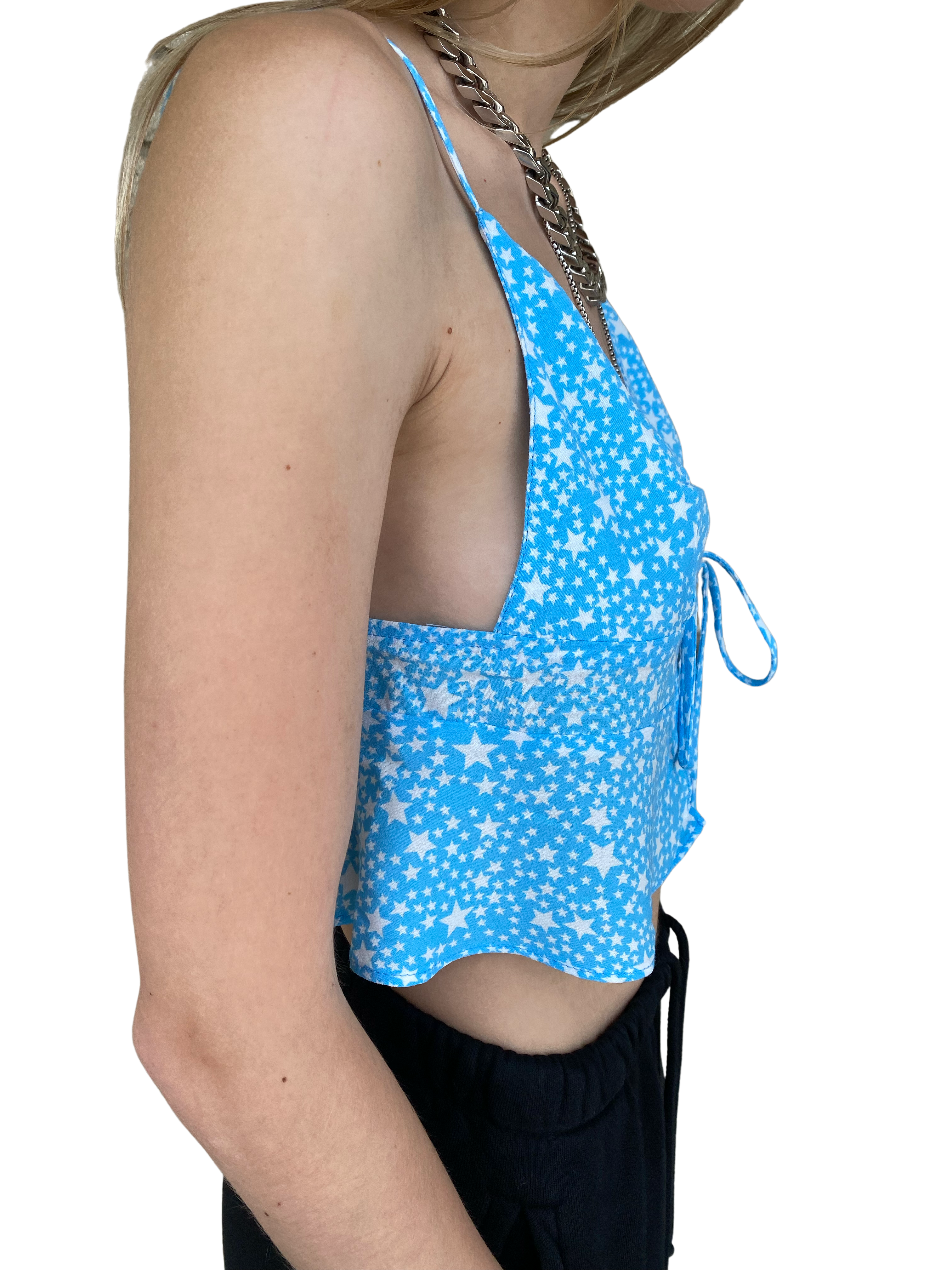 Blue Skies Crop Top - ONFEMME By Lindsey's Kloset