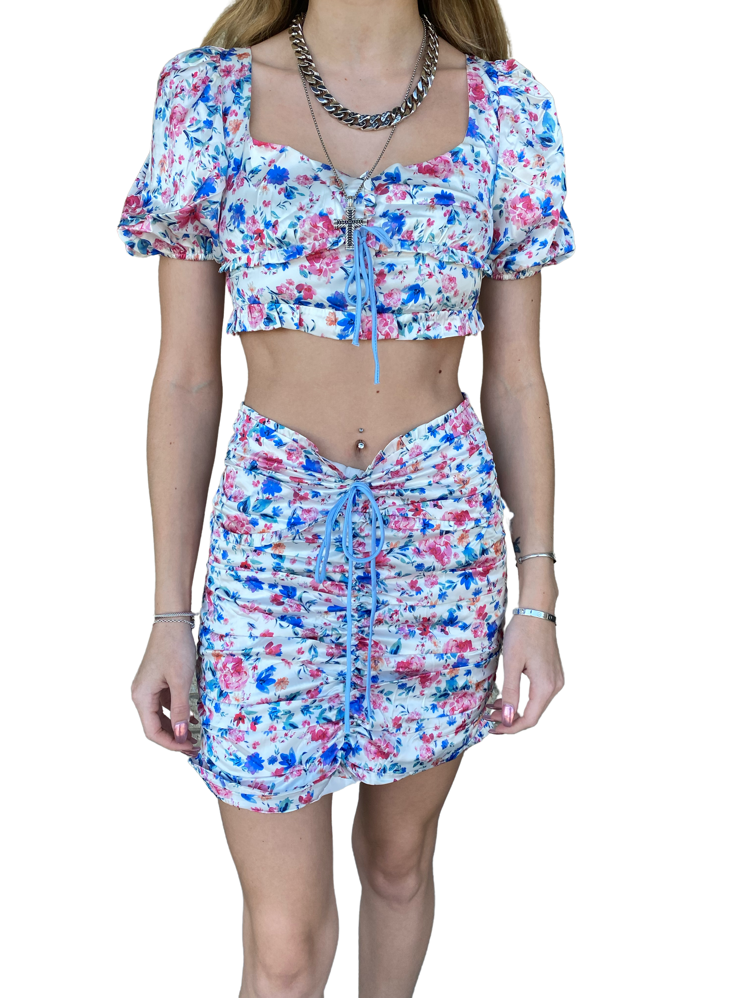 Polly Ruched Skirt - ONFEMME By Lindsey's Kloset