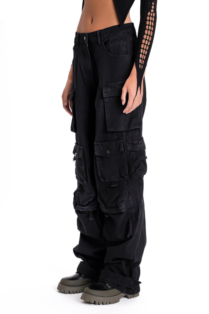 PIXLEY JEANS - BLACK - ONFEMME By Lindsey's Kloset