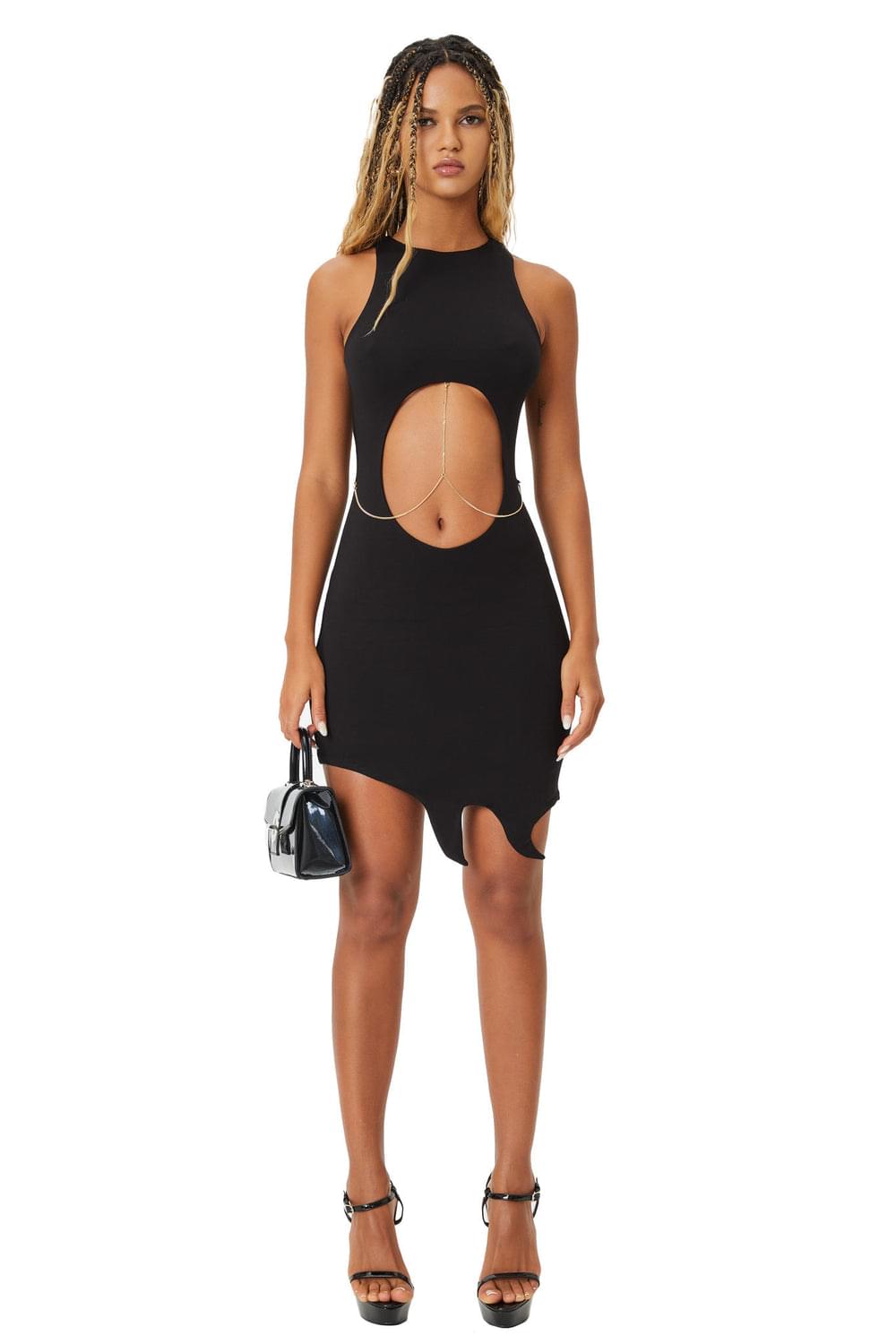 SHARINA DRESS - BLACK - ONFEMME By Lindsey's Kloset