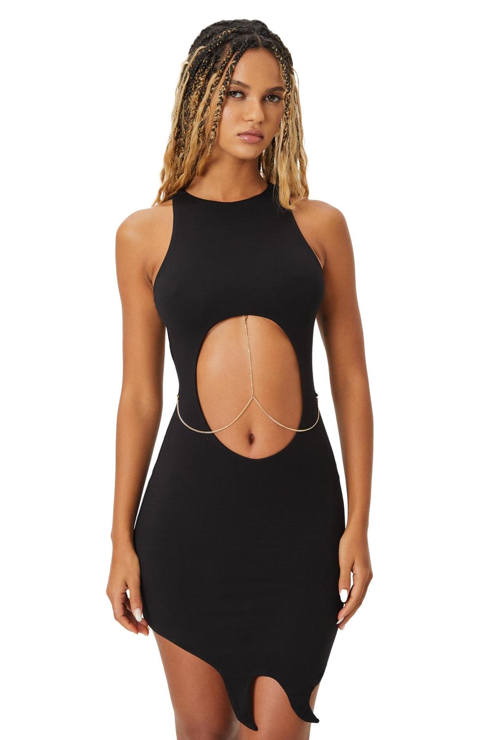 SHARINA DRESS - BLACK - ONFEMME By Lindsey's Kloset