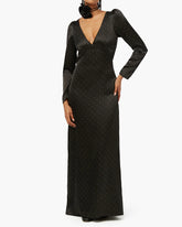 Cowl Back Mini Polka Dot Maxi Dress - ONFEMME By Lindsey's Kloset