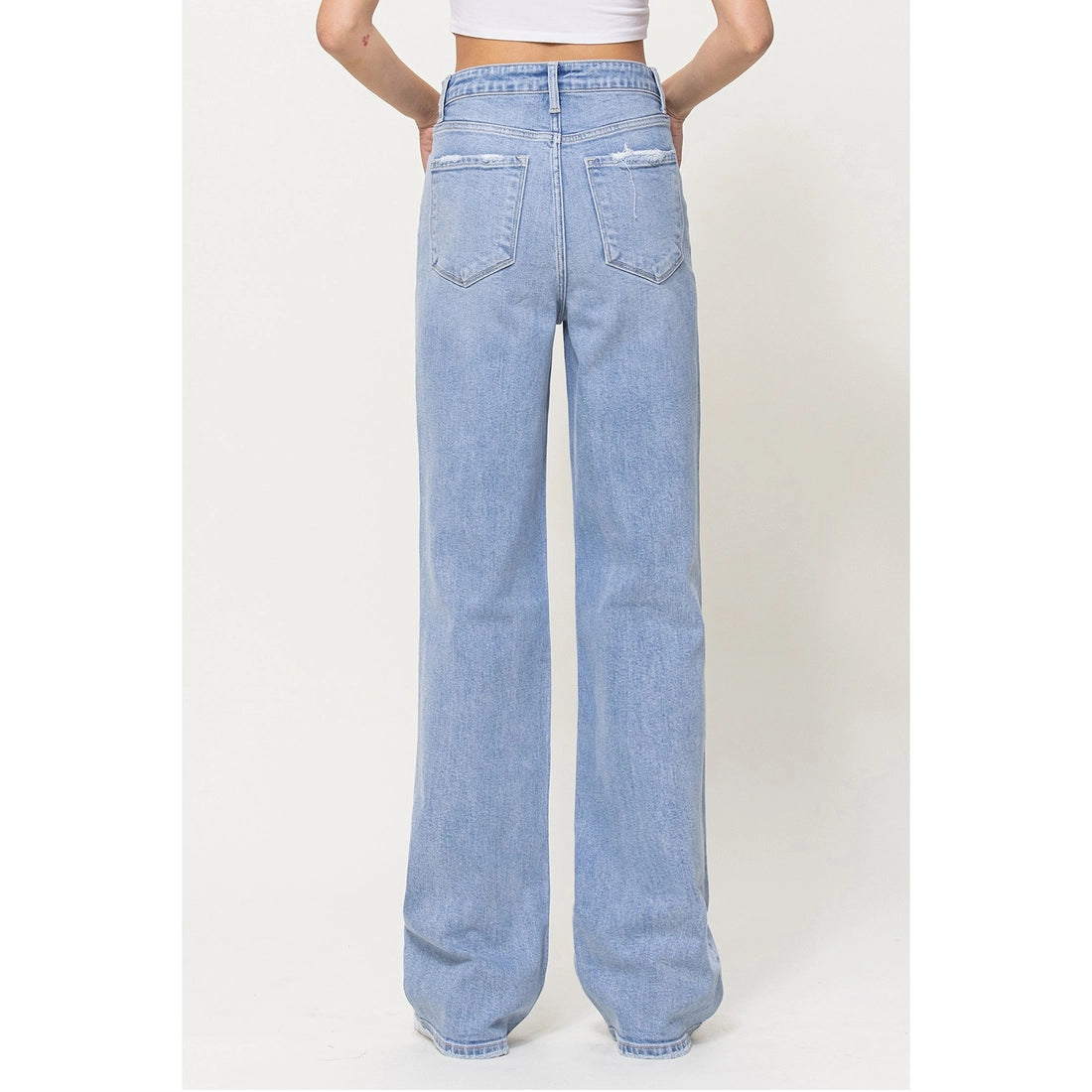 High-Rise Straight-Leg Jeans - ONFEMME By Lindsey's Kloset