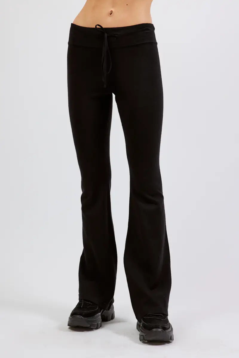 Lily Knit Flare Pant - ONFEMME By Lindsey's Kloset