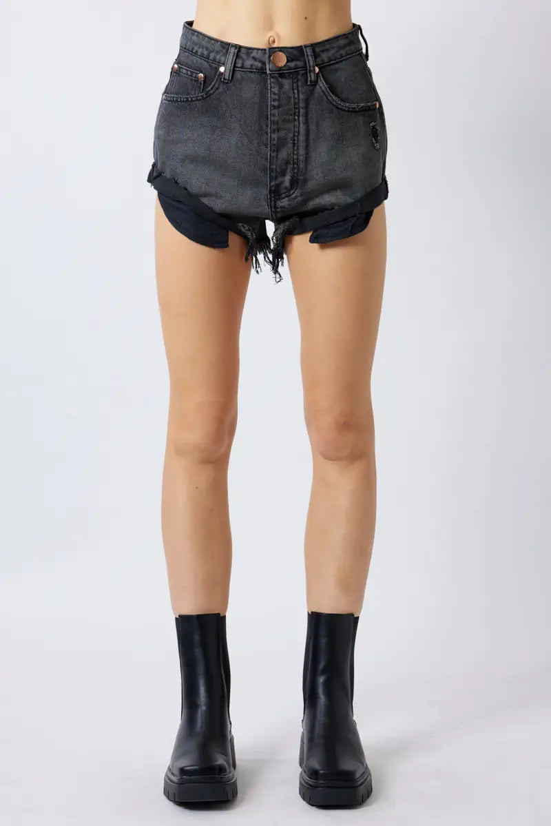 Rosanne Denim Shorts - ONFEMME By Lindsey's Kloset