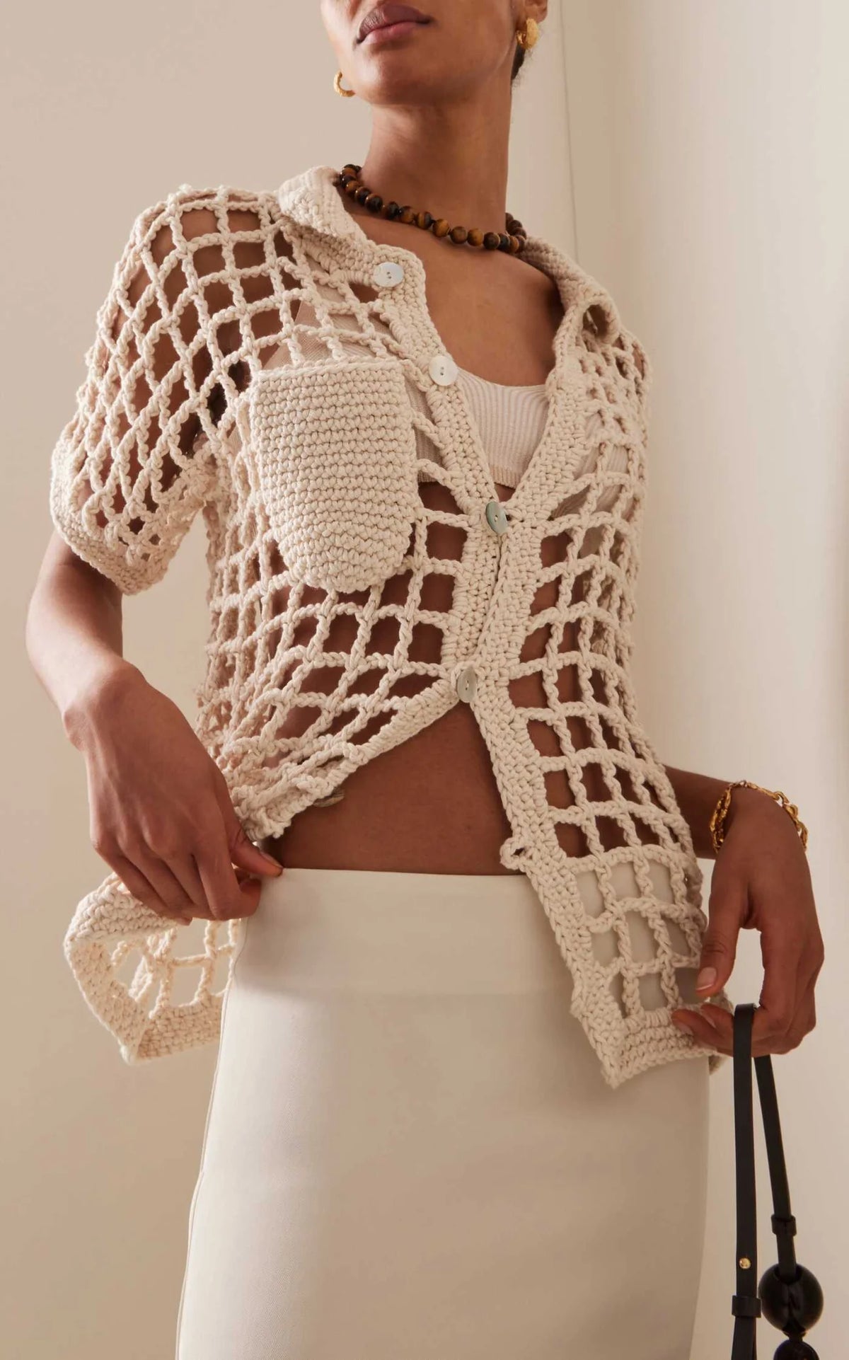 Sessa Shirt - Cream - ONFEMME By Lindsey's Kloset