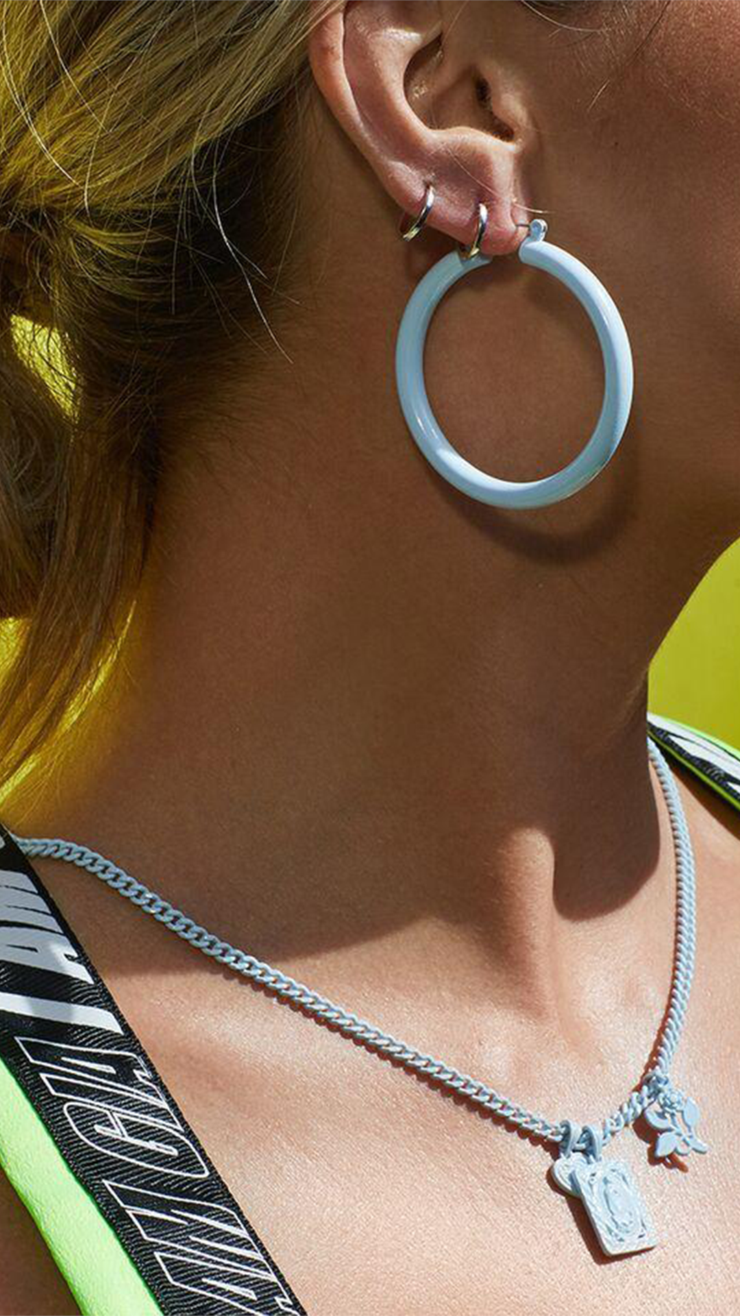 Rainbow Double Charm Necklace - ONFEMME By Lindsey's Kloset