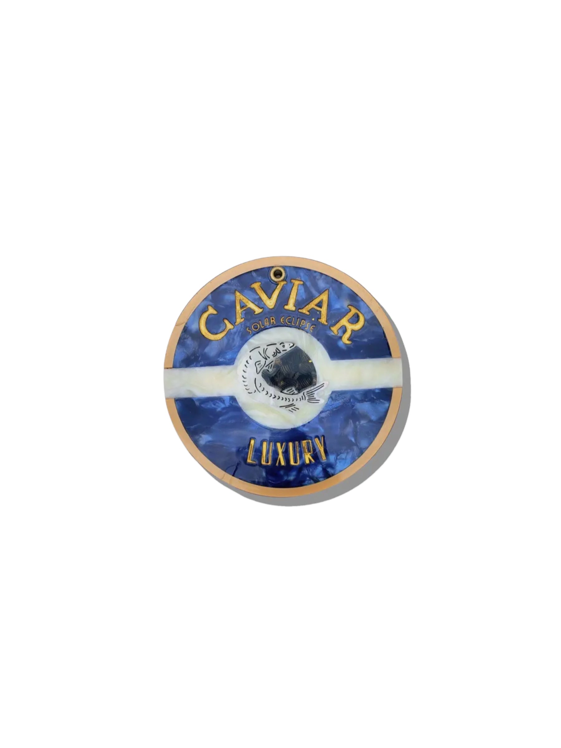 Hand-Painted Caviar Compact Mirror - ONFEMME By Lindsey's Kloset