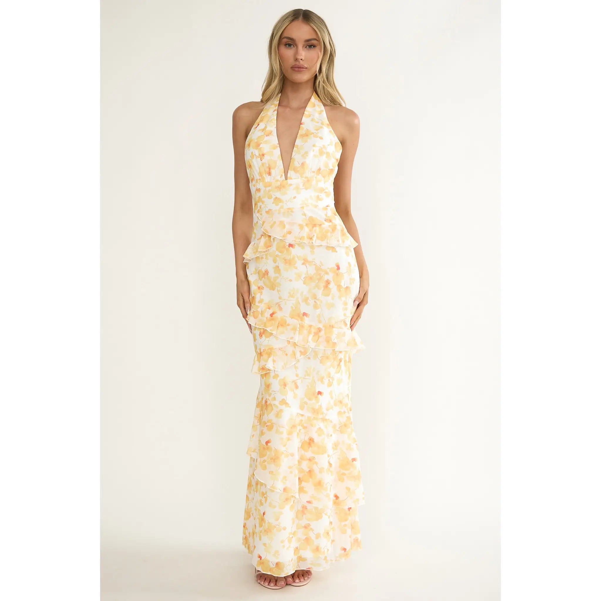 Sunshine Blossom Maxi Dress