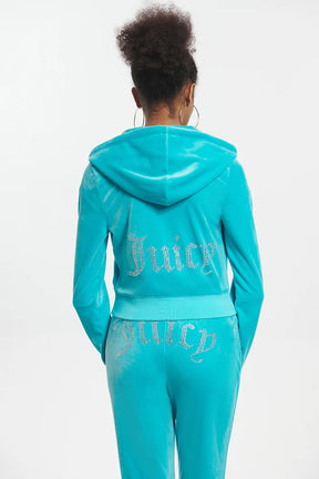 OG Big Bling Velour Hoodie - ONFEMME By Lindsey's Kloset