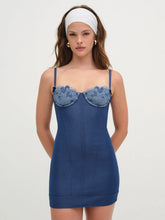 Denim Hearts Slip Dress - ONFEMME By Lindsey's Kloset