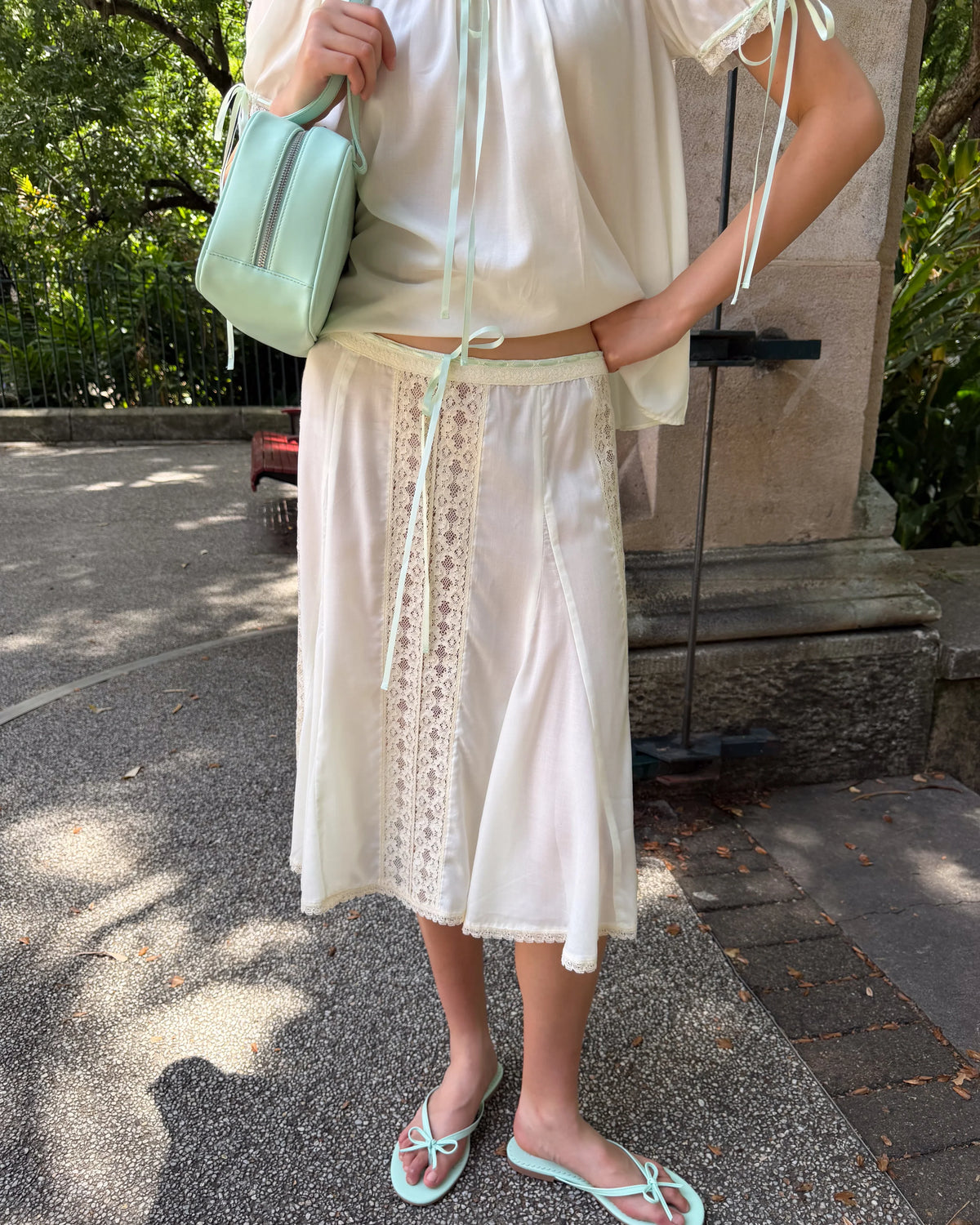 Aurelie Skirt - Vintage White
