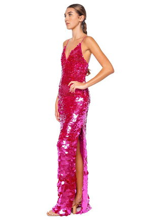 Kaylen Paillette Maxi Dress