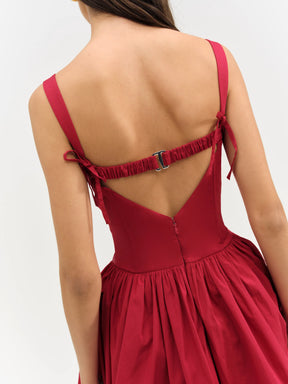 Helena Poplin Scarf Mini Dress - ONFEMME By Lindsey's Kloset