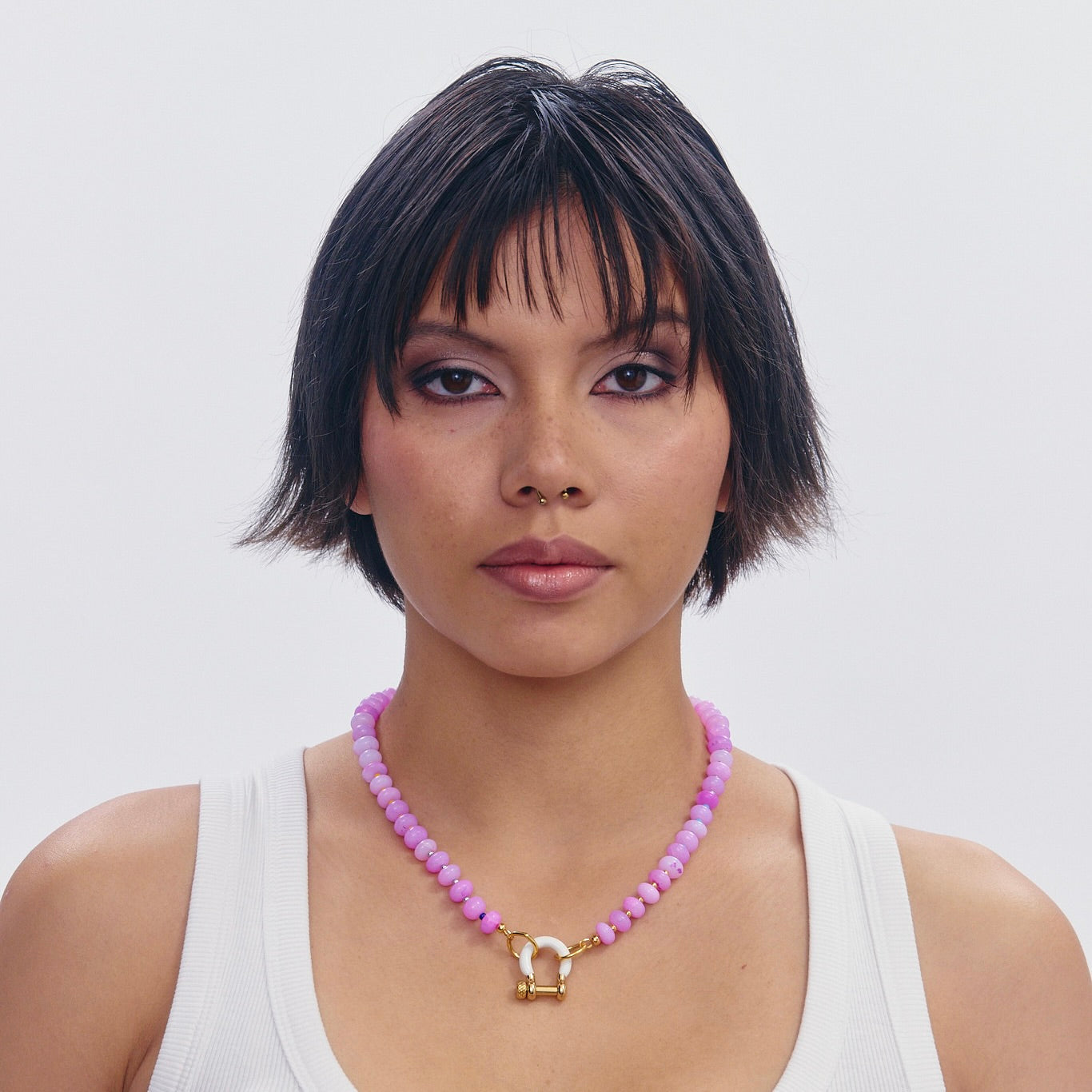 Louie Opal Necklace - ONFEMME By Lindsey's Kloset