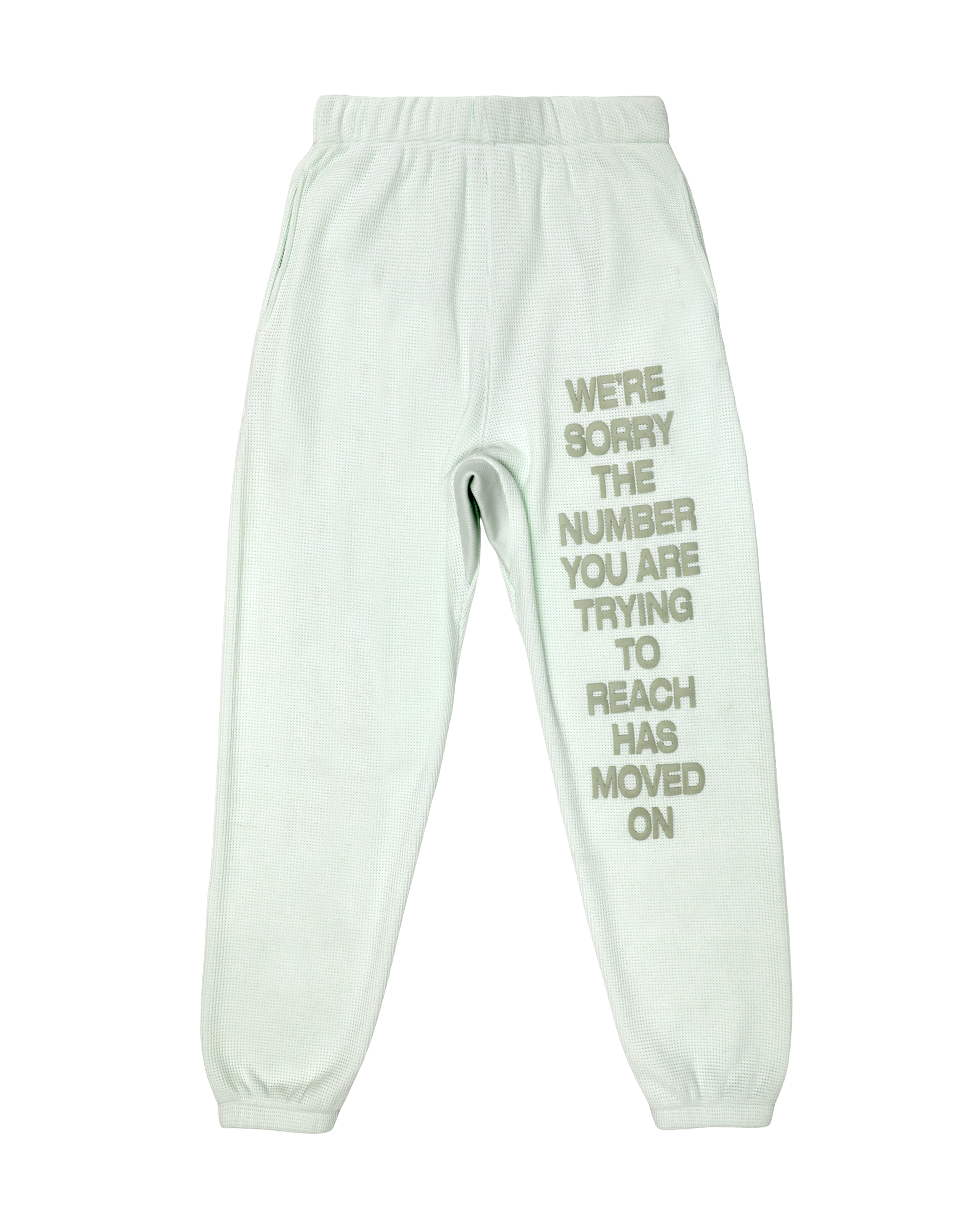 GREEN 1-800 REUNION SWEATPANTS - ONFEMME By Lindsey's Kloset