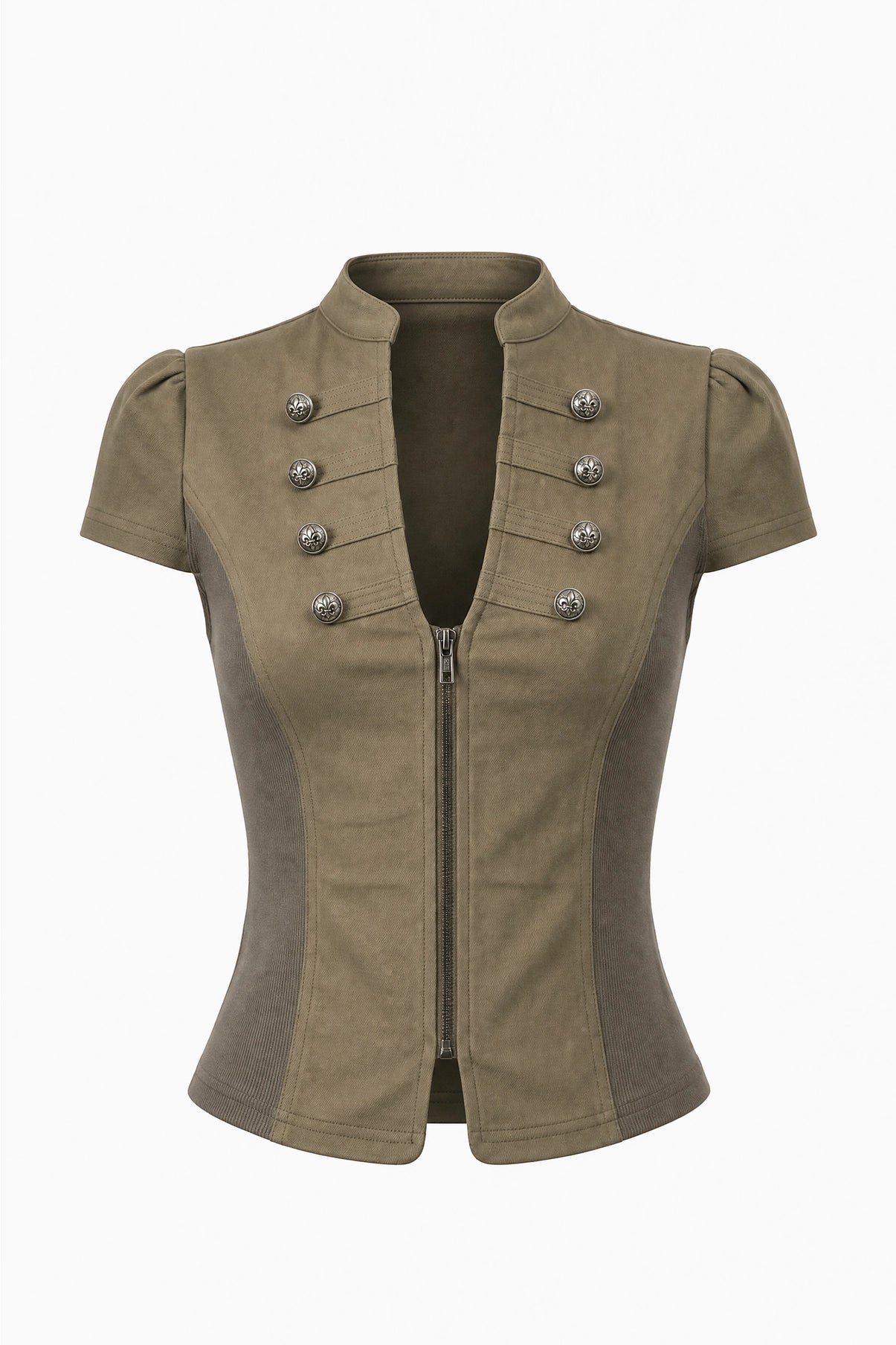 Gabbie Zip Up Top