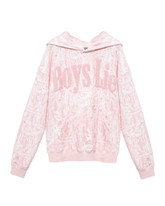 PINK MANHUNT RACER HOODIE