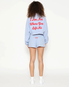 I Am Not Where You Left Me V2 Cropped Crewneck - ONFEMME By Lindsey's Kloset
