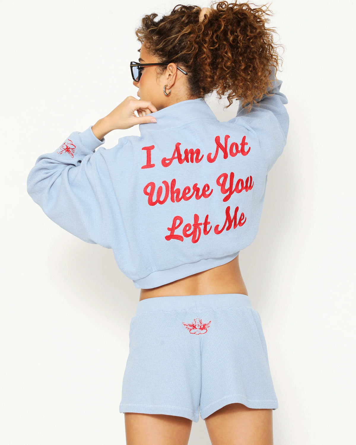 I Am Not Where You Left Me V2 Cropped Crewneck - ONFEMME By Lindsey's Kloset