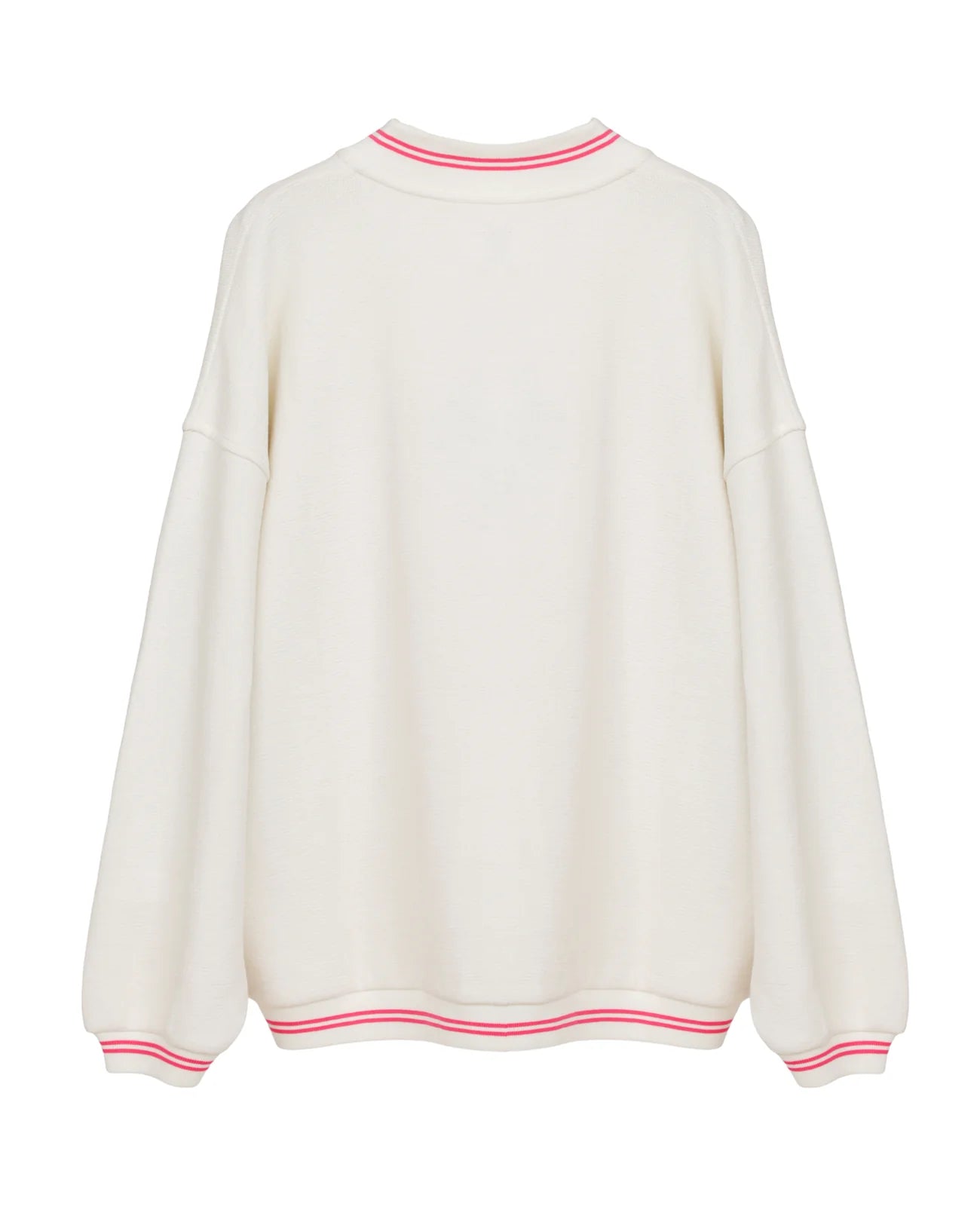 Pink Cherub University Henley Crewneck - ONFEMME By Lindsey's Kloset