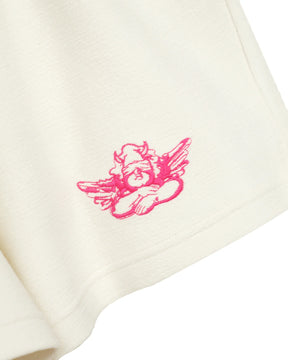 Pink Cherub University Shorts