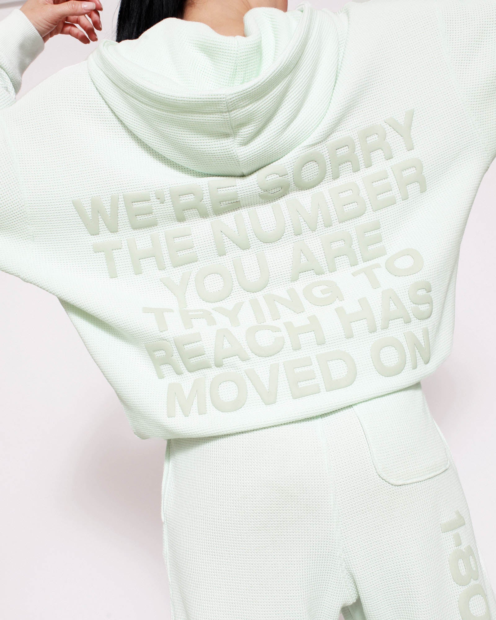 GREEN 1-800 REUNION HOODIE - ONFEMME By Lindsey's Kloset