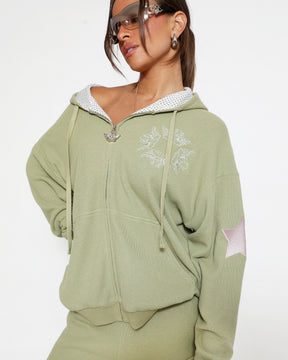 Olive Don't Say It Darling Harley Zip-Up Hoodie - ONFEMME By Lindsey's Kloset