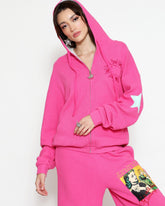 Pink Don't Say It Darling Harley Zip-Up Hoodie - ONFEMME By Lindsey's Kloset