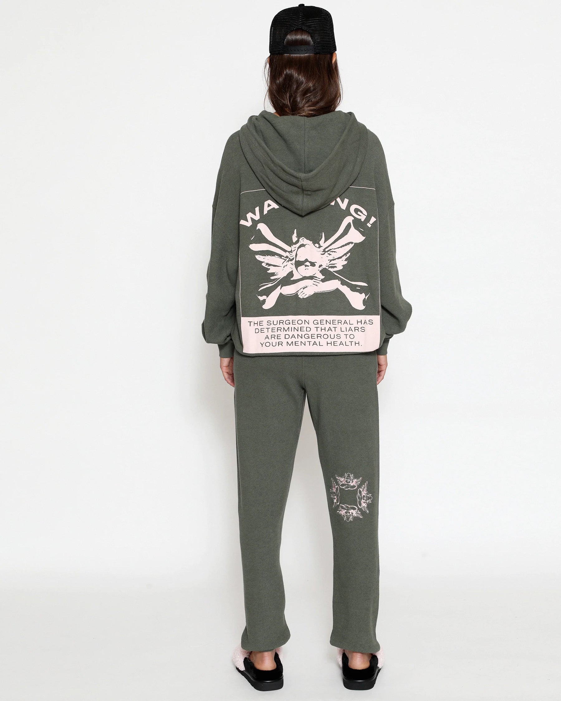 Green Up In Smoke Racer Hoodie - ONFEMME By Lindsey's Kloset