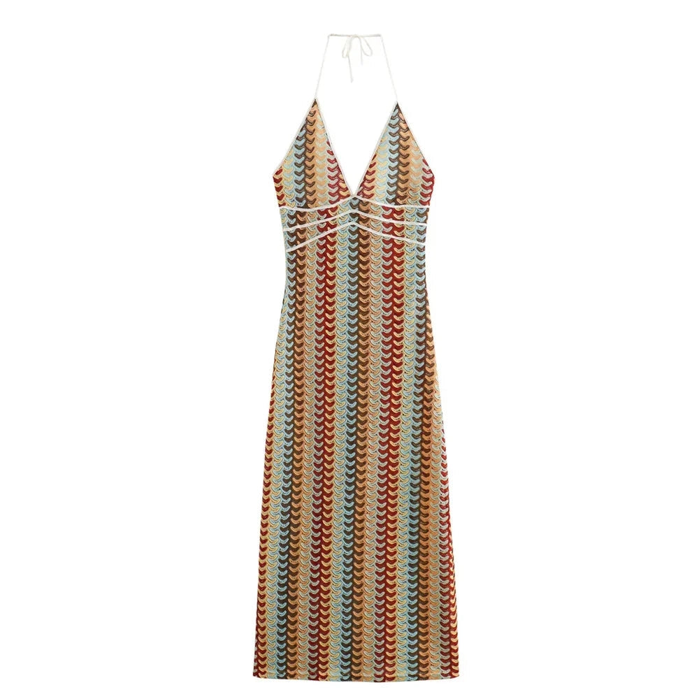 Mediterranean Muse Maxi Dress