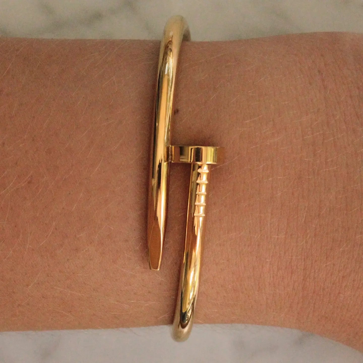Double Bolt Cuff Bracelet - ONFEMME By Lindsey's Kloset