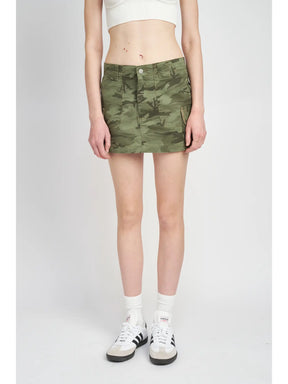 Camouflage Cargo Mini Skirt - ONFEMME By Lindsey's Kloset