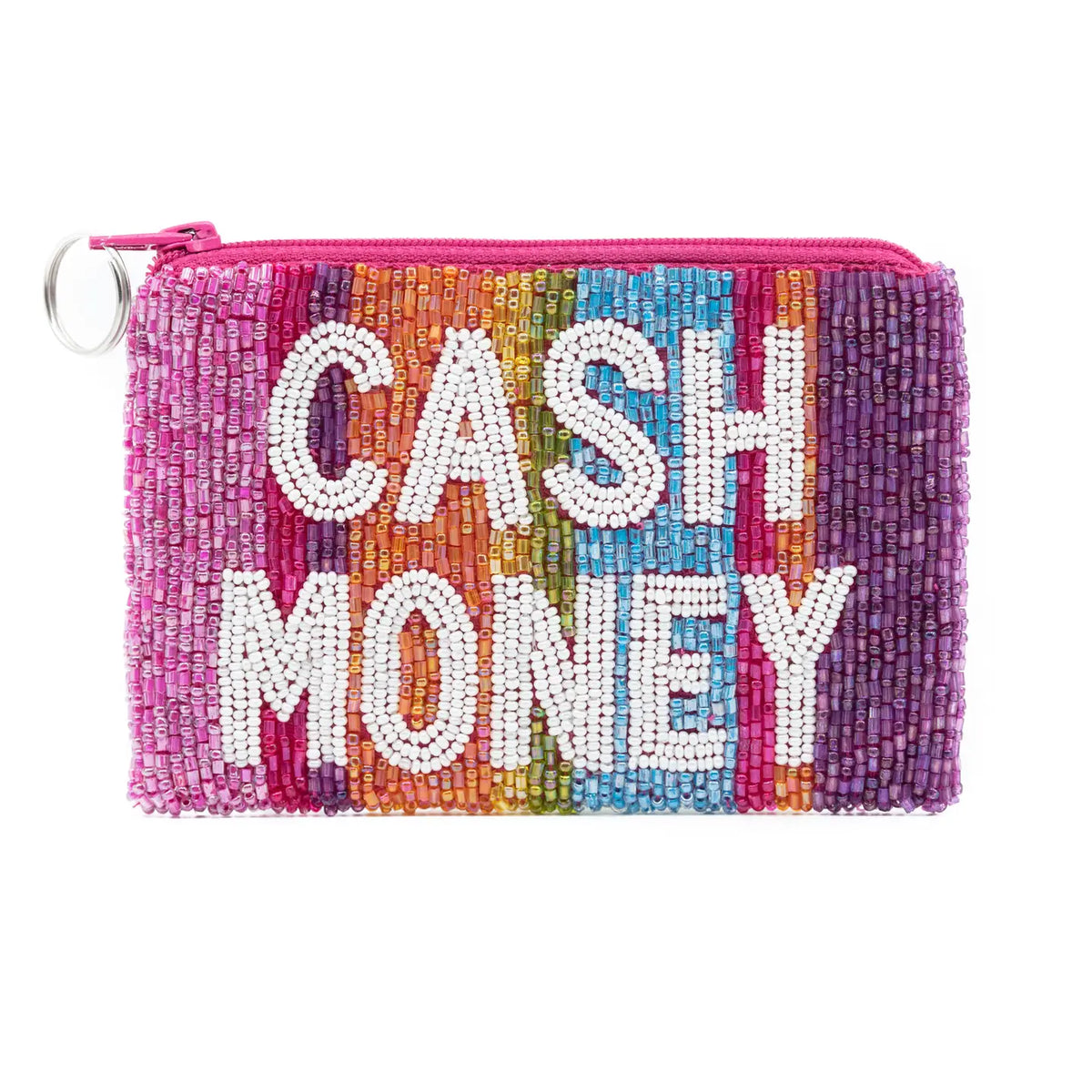 Cash Money Beaded Coin Purse