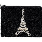 Tour Eiffel Beaded Coin Purse