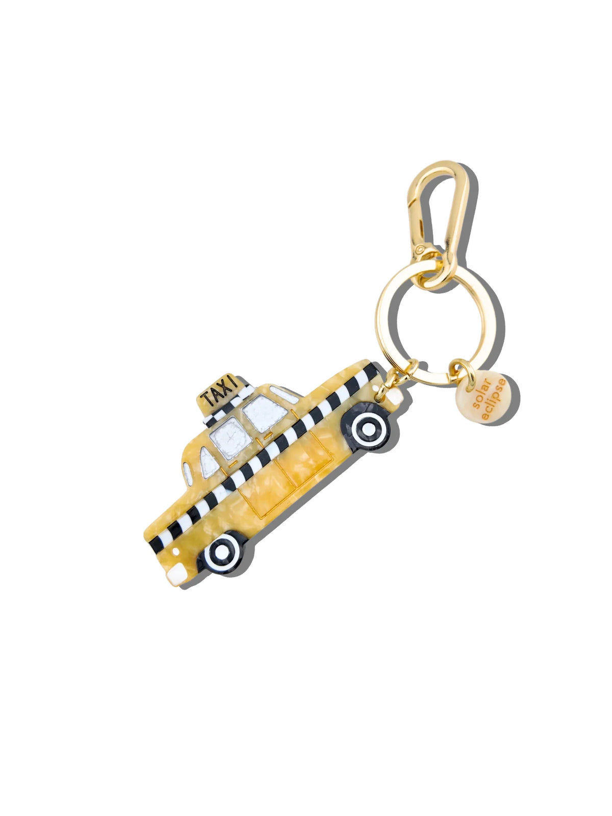 Taxicab Bag Charm + Keychain