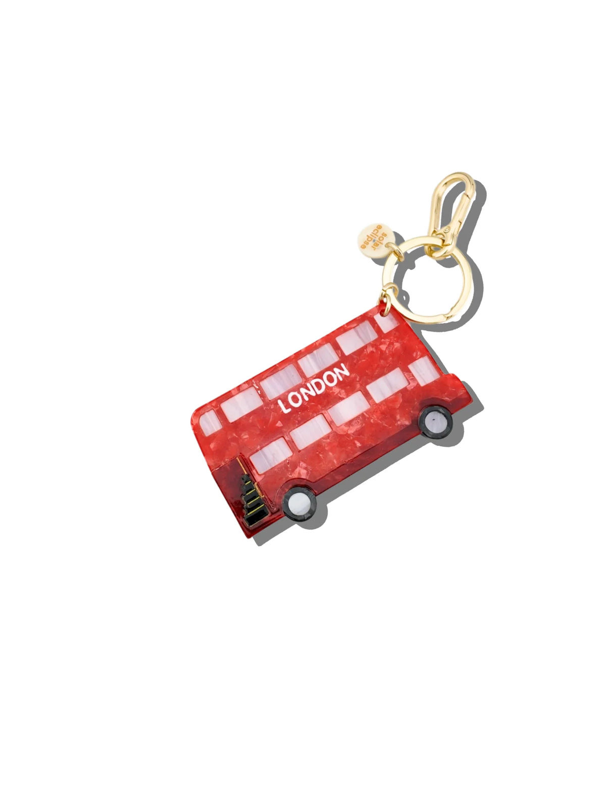 London Bus Bag Charm + Keychain