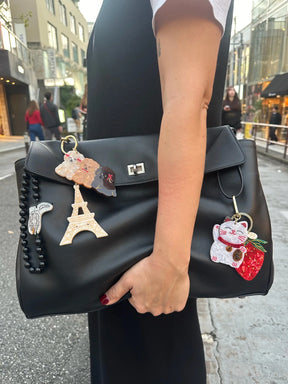 Eiffel Tower Bag Charm + Keychain