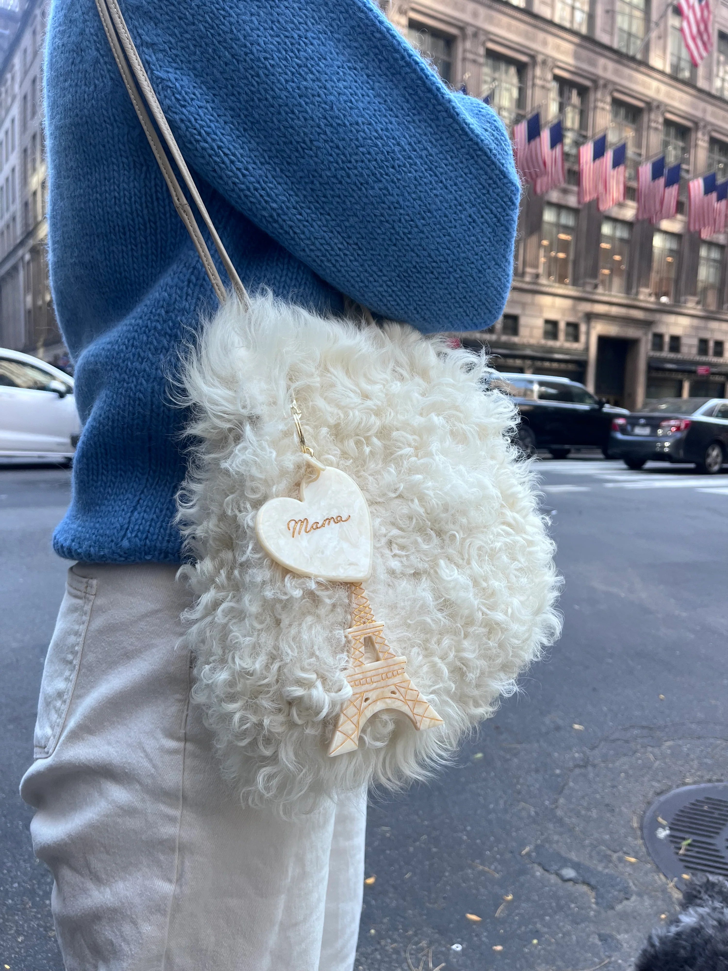 Eiffel Tower Bag Charm + Keychain - ONFEMME By Lindsey's Kloset