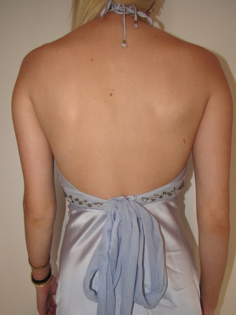 2005 Roberto Cavalli Light Blue Silk Gown - ONFEMME By Lindsey's Kloset