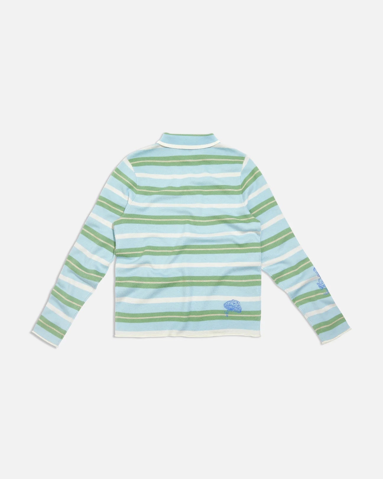Sage Coin Striped Polo - ONFEMME By Lindsey's Kloset