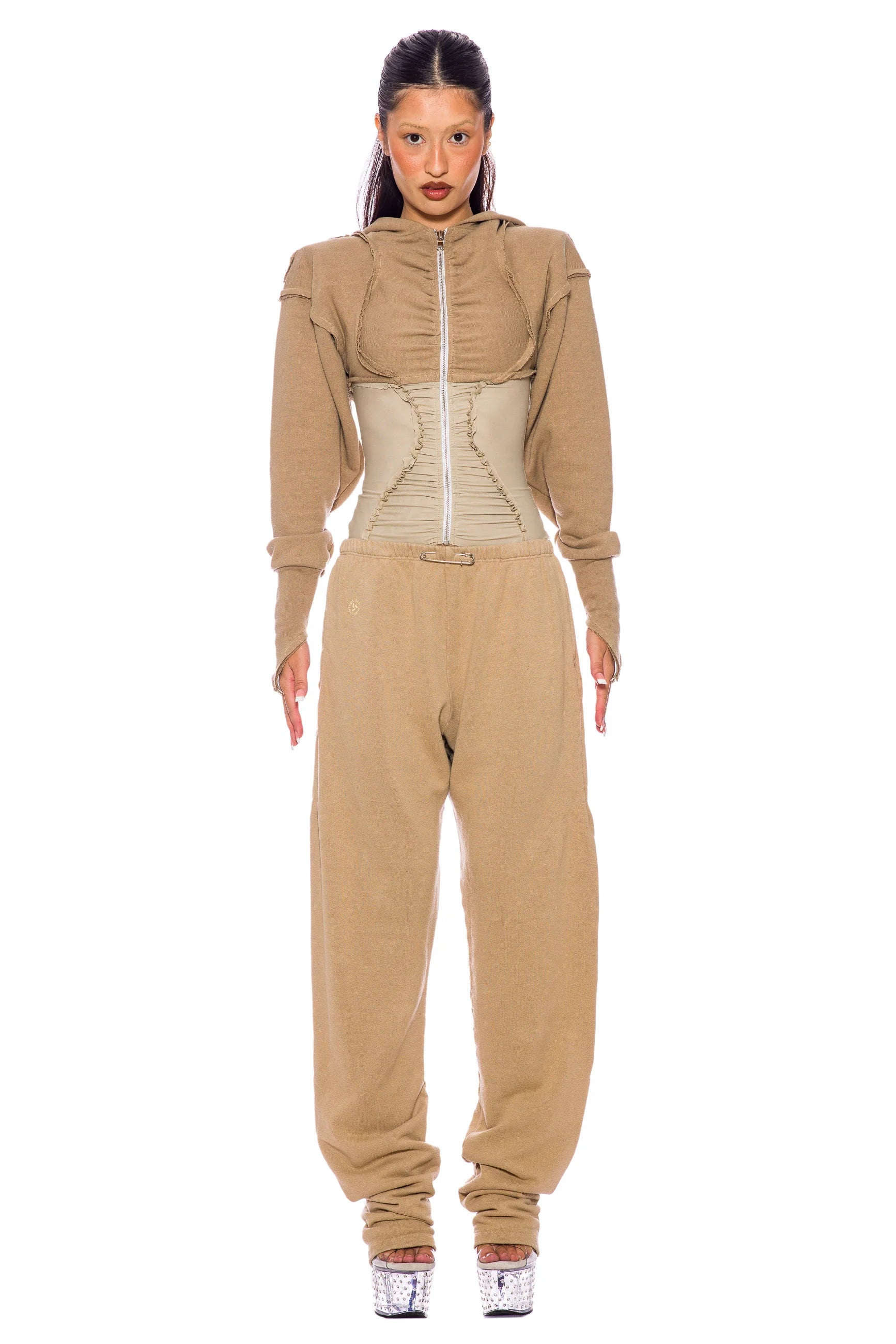 Open Seam Zip Hoodie - ONFEMME By Lindsey's Kloset