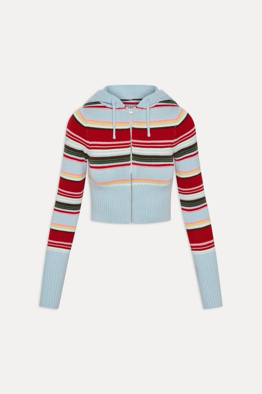 Aimee Zip Up Knit Hoodie - ONFEMME By Lindsey's Kloset