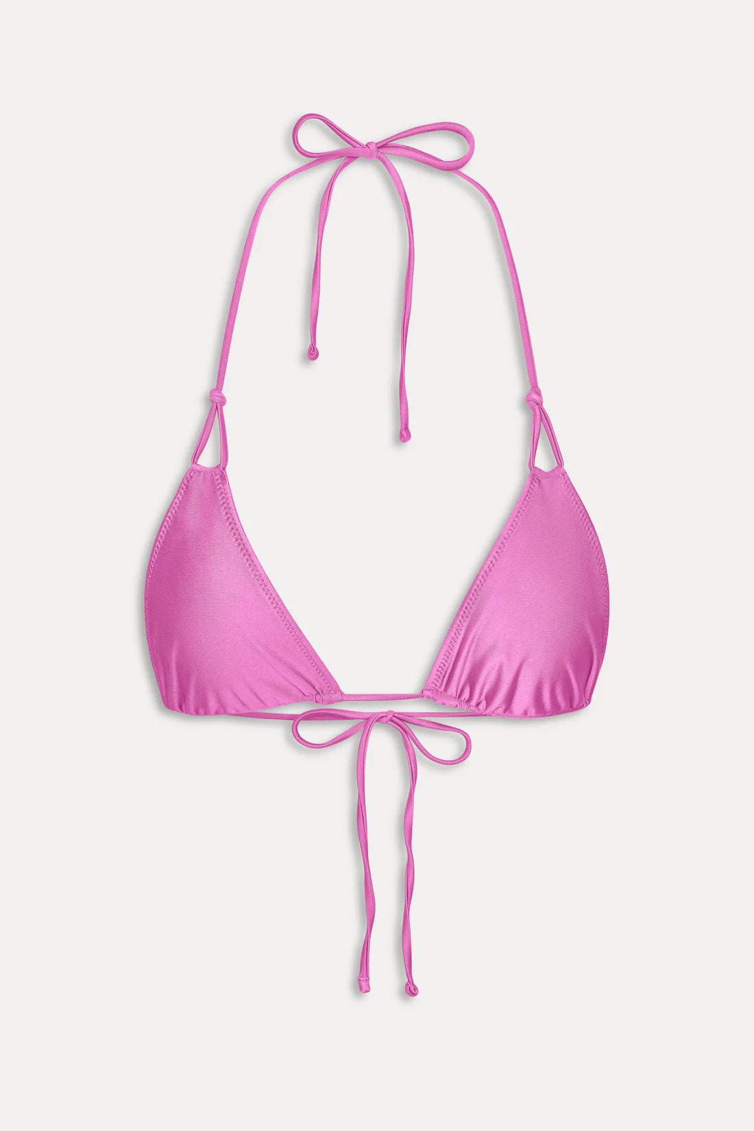 Ari Satin Triangle Bikini Top